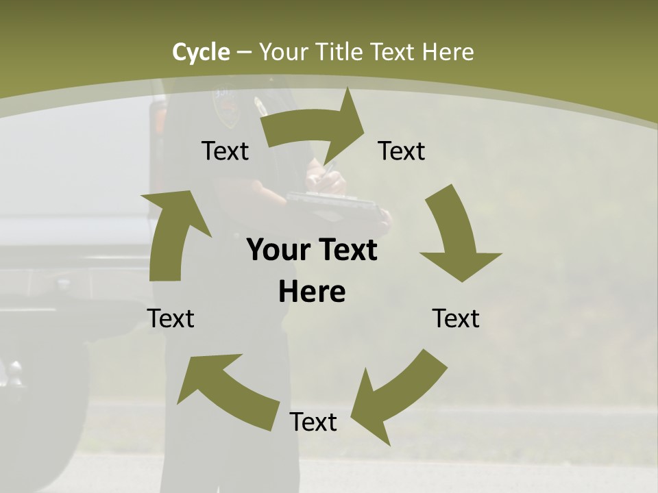 Tow Scared Auto PowerPoint Template