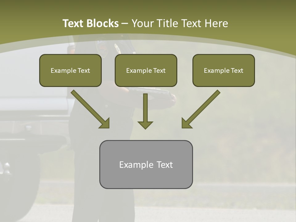 Tow Scared Auto PowerPoint Template