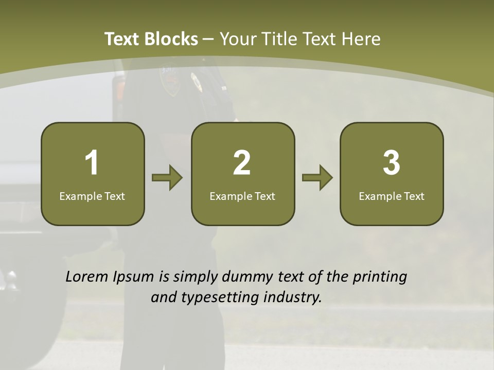 Tow Scared Auto PowerPoint Template