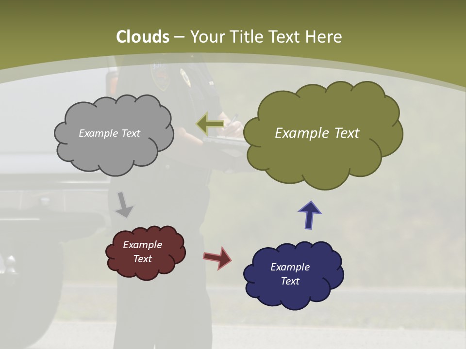 Tow Scared Auto PowerPoint Template