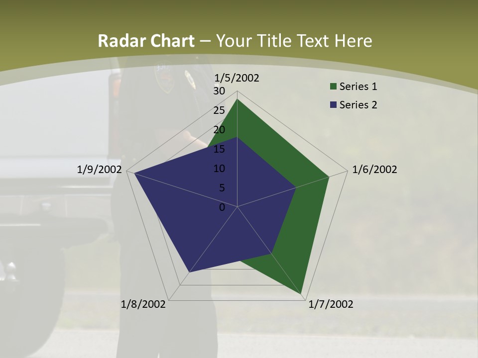 Tow Scared Auto PowerPoint Template