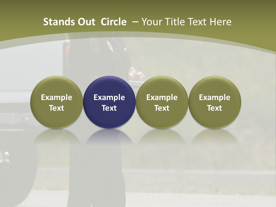 Tow Scared Auto PowerPoint Template