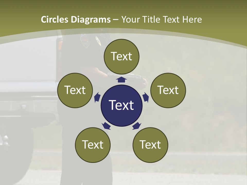 Tow Scared Auto PowerPoint Template