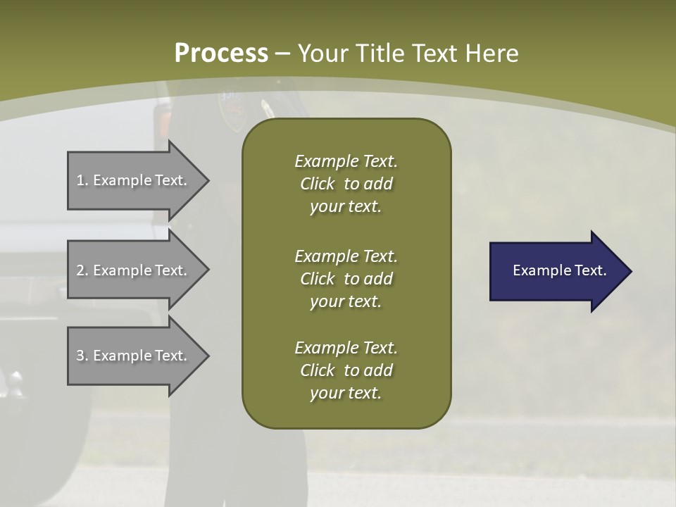 Tow Scared Auto PowerPoint Template