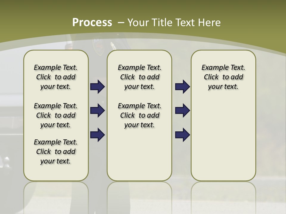 Tow Scared Auto PowerPoint Template