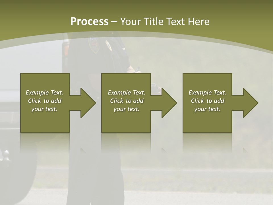 Tow Scared Auto PowerPoint Template