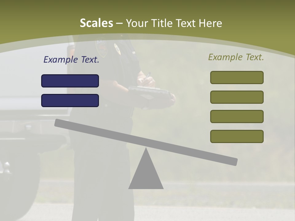 Tow Scared Auto PowerPoint Template