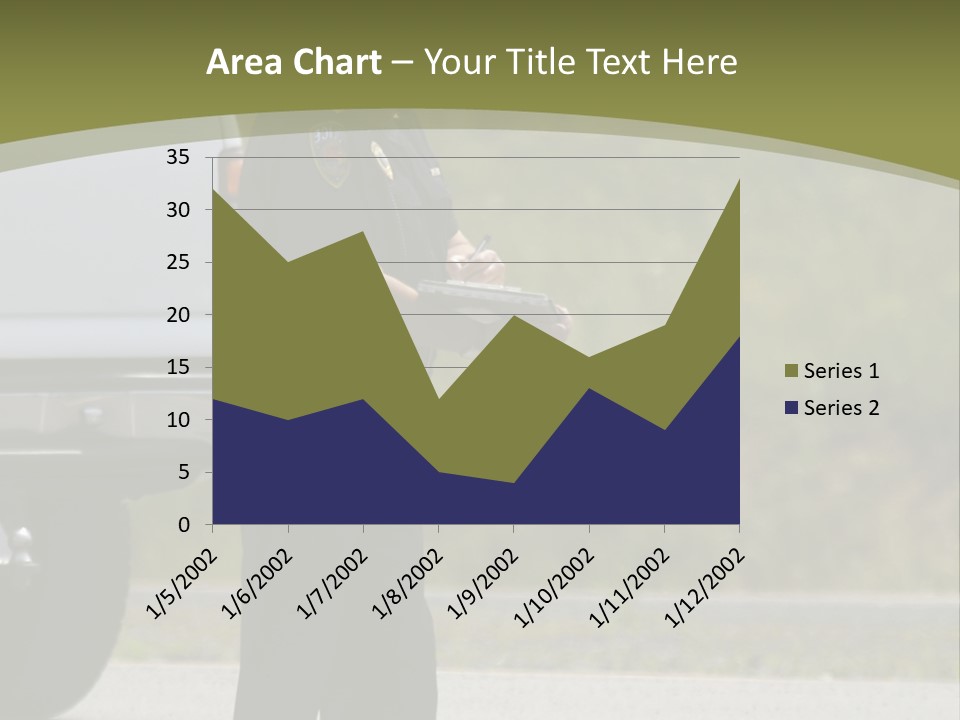 Tow Scared Auto PowerPoint Template