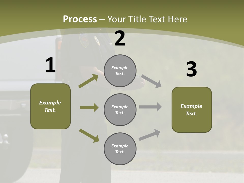 Tow Scared Auto PowerPoint Template