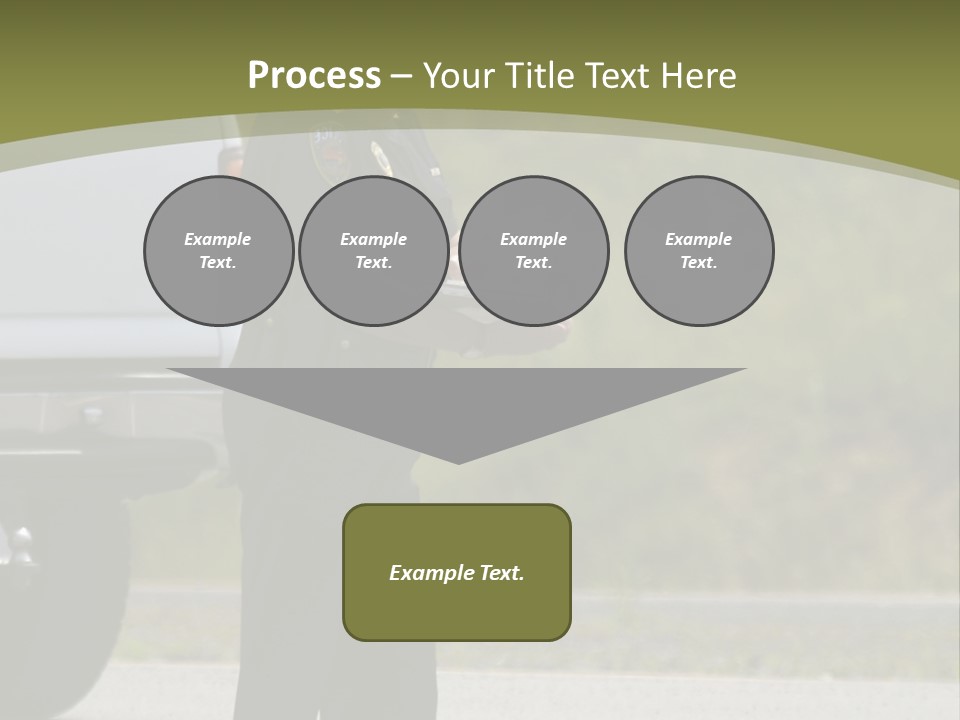 Tow Scared Auto PowerPoint Template
