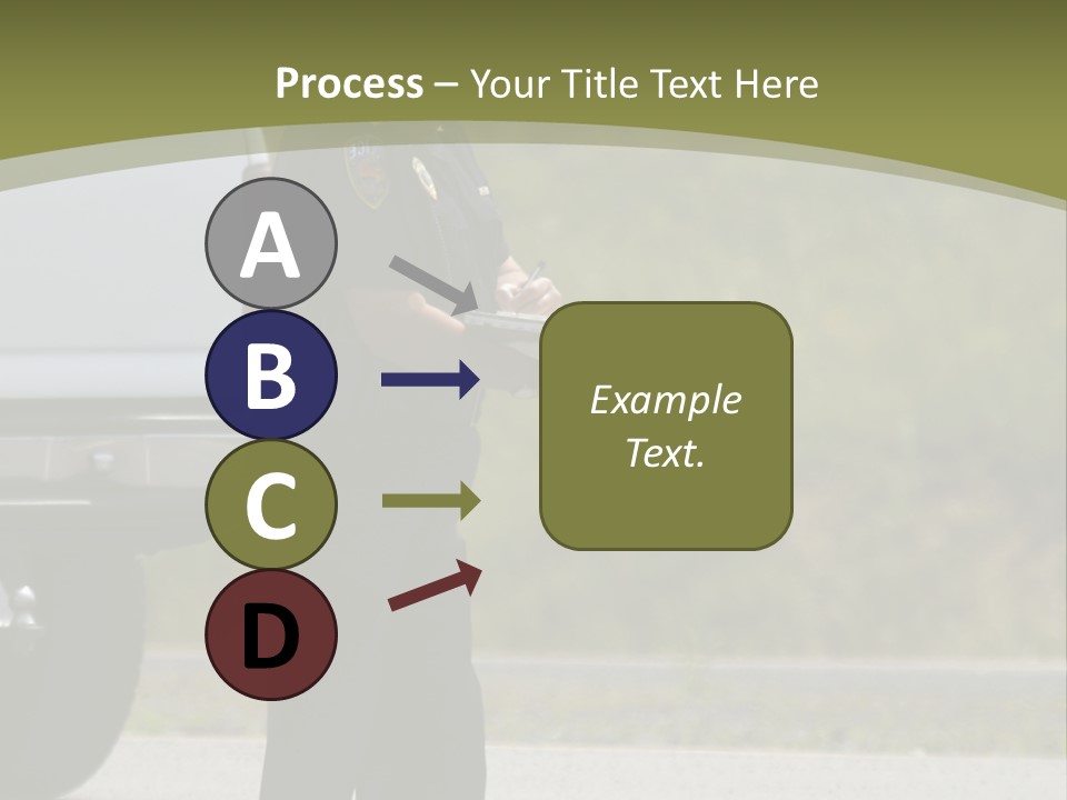 Tow Scared Auto PowerPoint Template