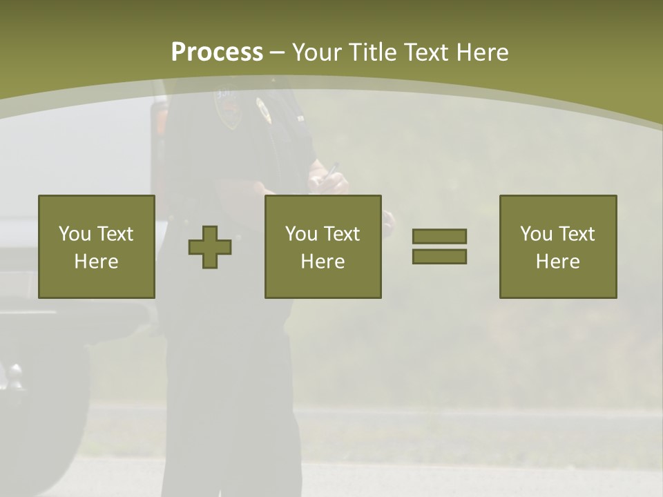 Tow Scared Auto PowerPoint Template
