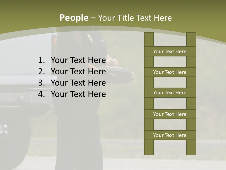 Tow Scared Auto PowerPoint Template