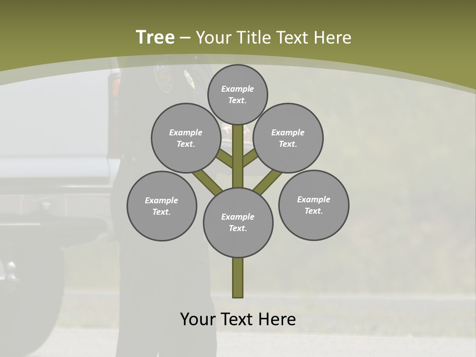 Tow Scared Auto PowerPoint Template