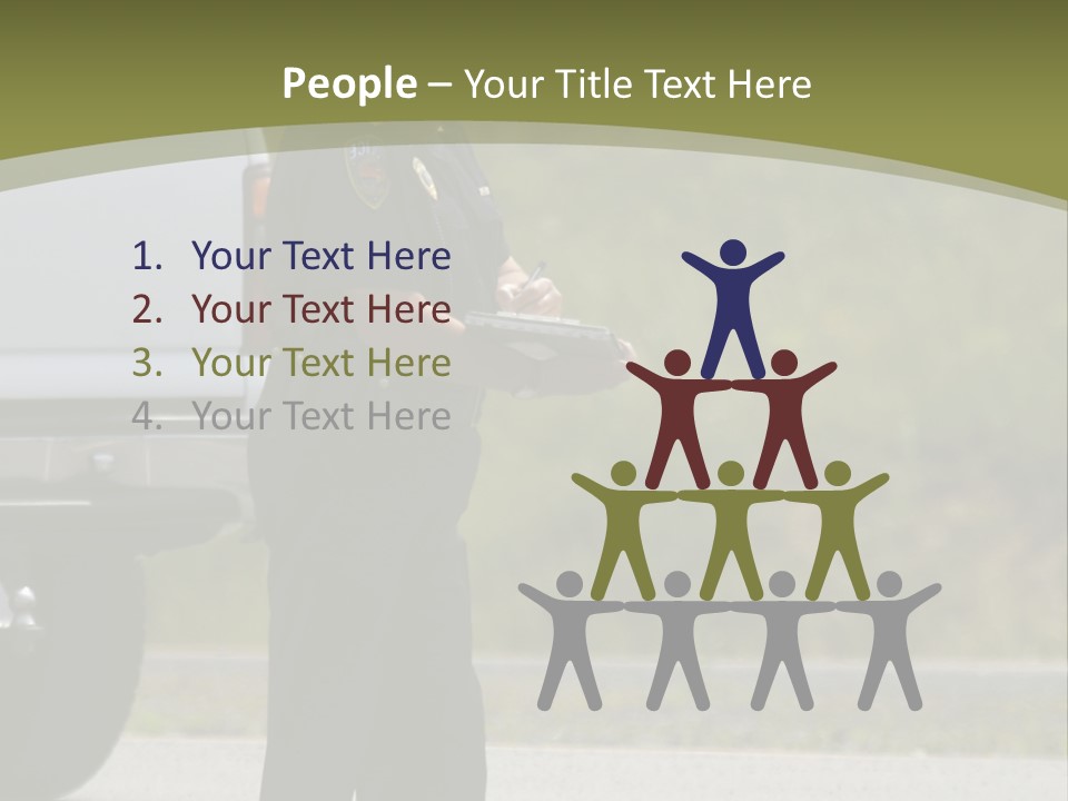 Tow Scared Auto PowerPoint Template