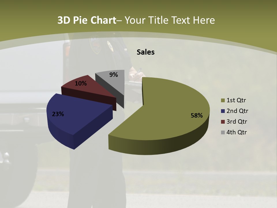 Tow Scared Auto PowerPoint Template
