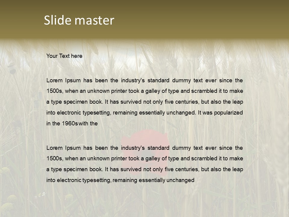 Spike Ear Background PowerPoint Template