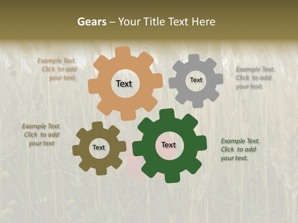 Spike Ear Background PowerPoint Template