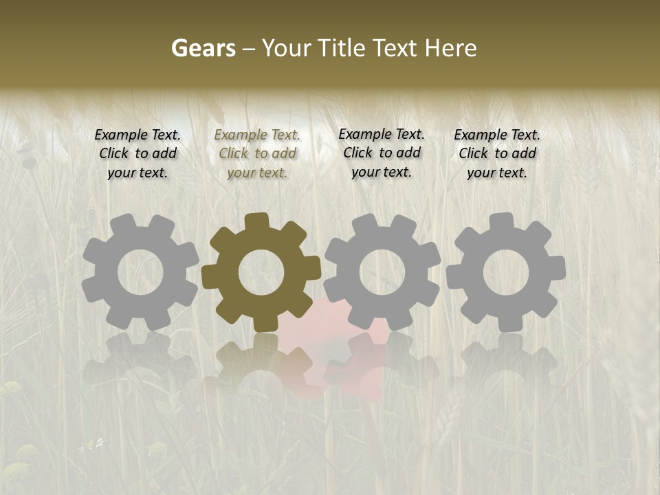 Spike Ear Background PowerPoint Template