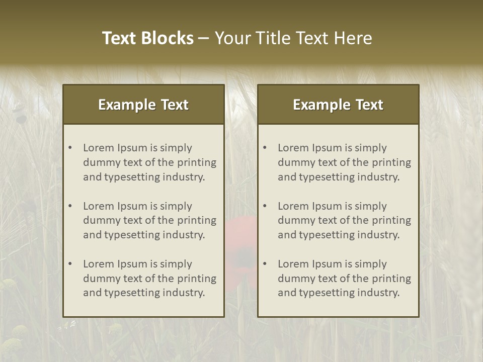 Spike Ear Background PowerPoint Template