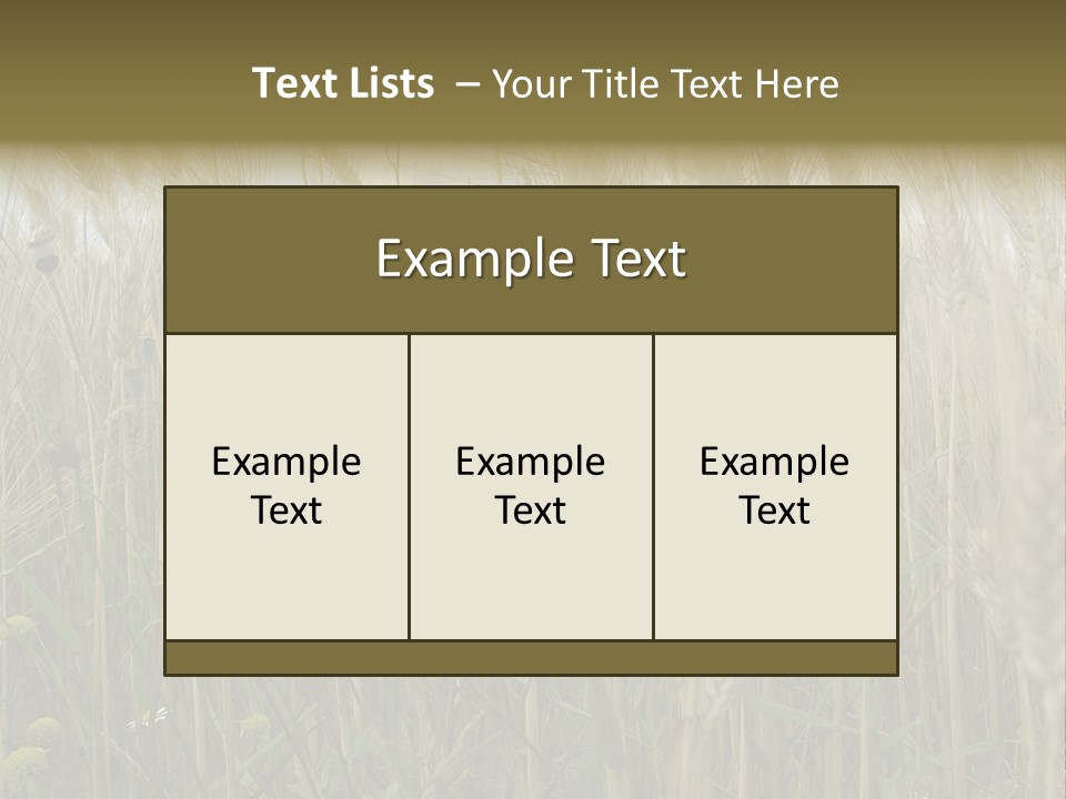 Spike Ear Background PowerPoint Template