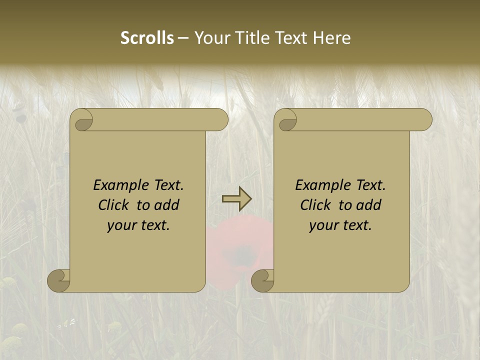 Spike Ear Background PowerPoint Template