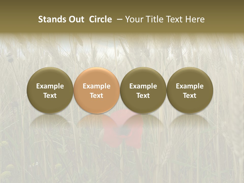 Spike Ear Background PowerPoint Template