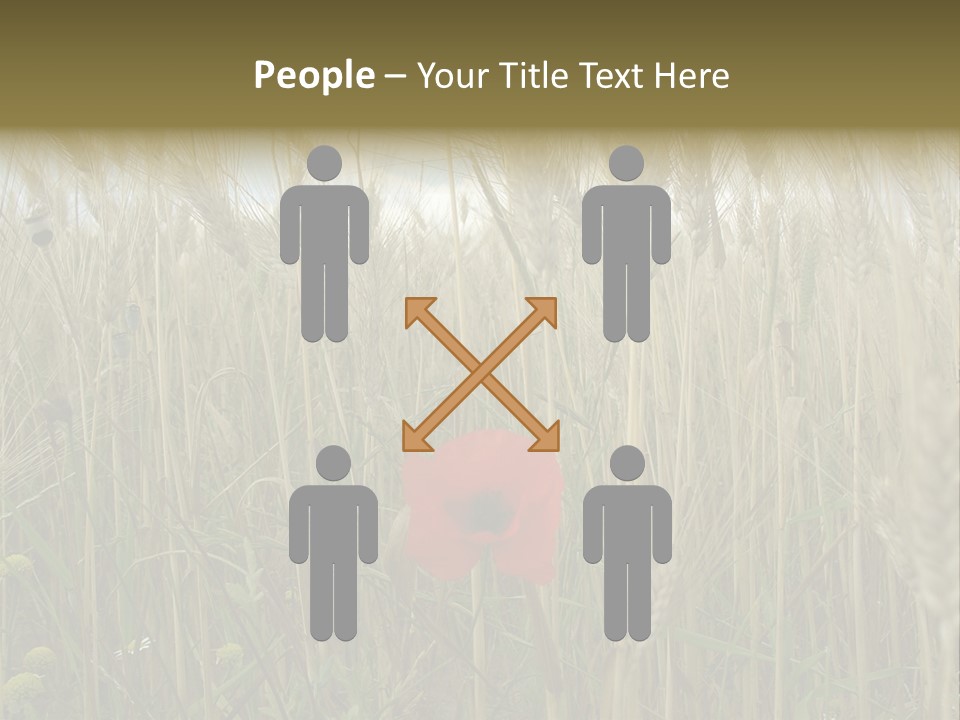 Spike Ear Background PowerPoint Template