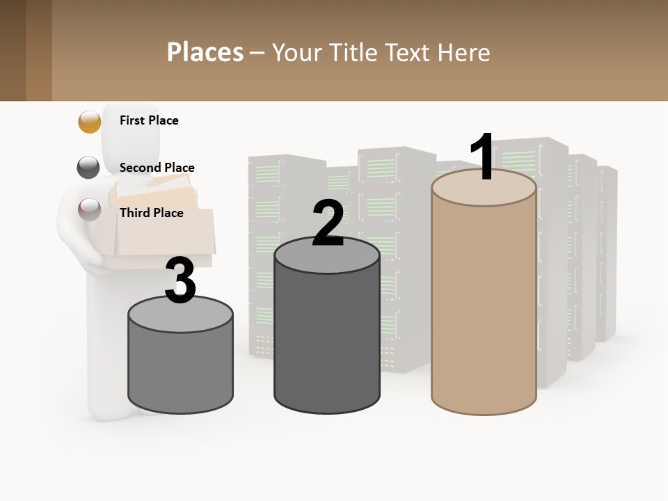 Paper Hitech Communication PowerPoint Template