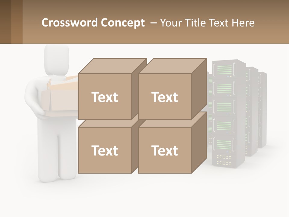 Paper Hitech Communication PowerPoint Template