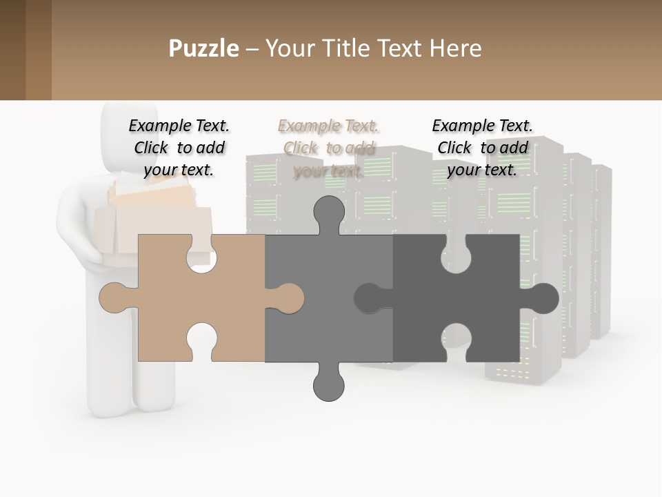 Paper Hitech Communication PowerPoint Template