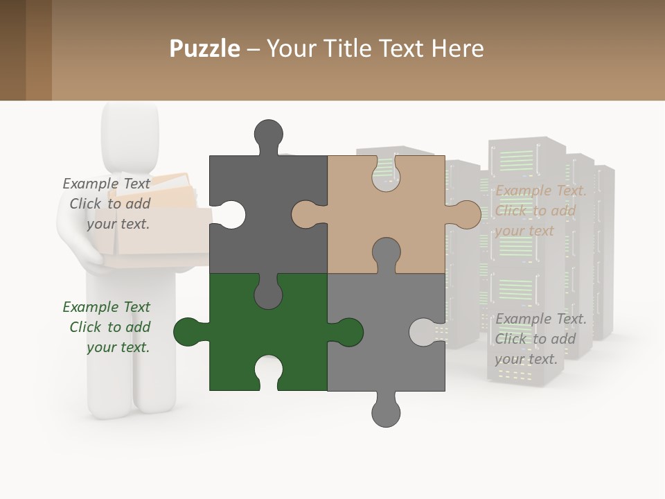 Paper Hitech Communication PowerPoint Template