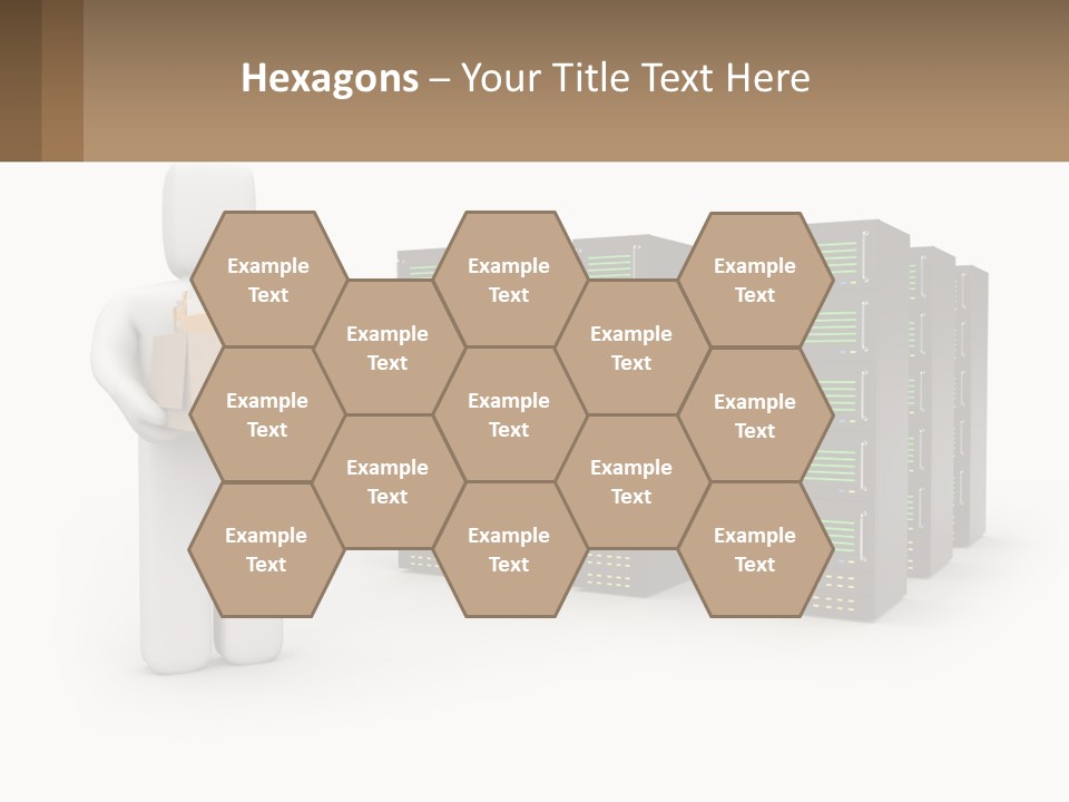Paper Hitech Communication PowerPoint Template
