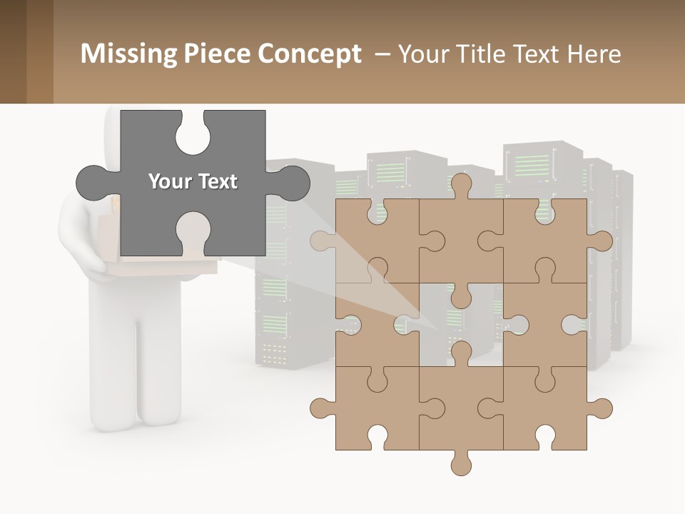 Paper Hitech Communication PowerPoint Template