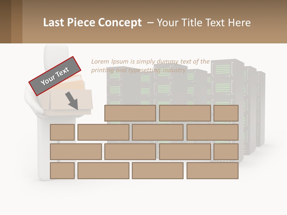Paper Hitech Communication PowerPoint Template