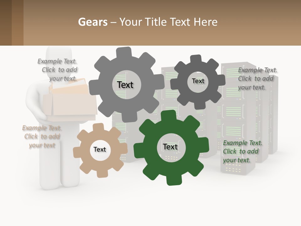 Paper Hitech Communication PowerPoint Template