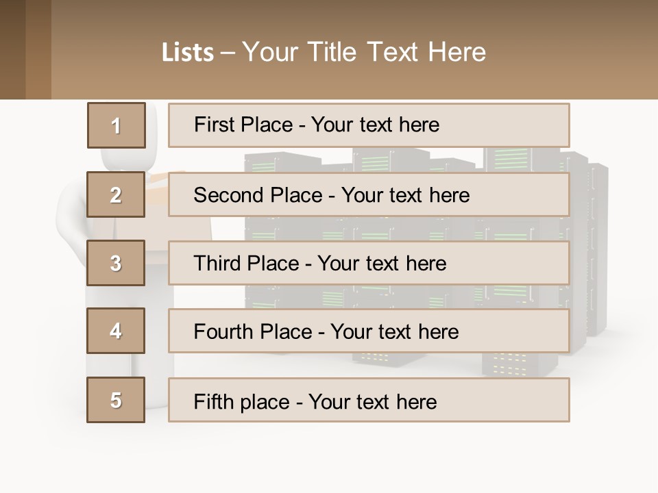 Paper Hitech Communication PowerPoint Template