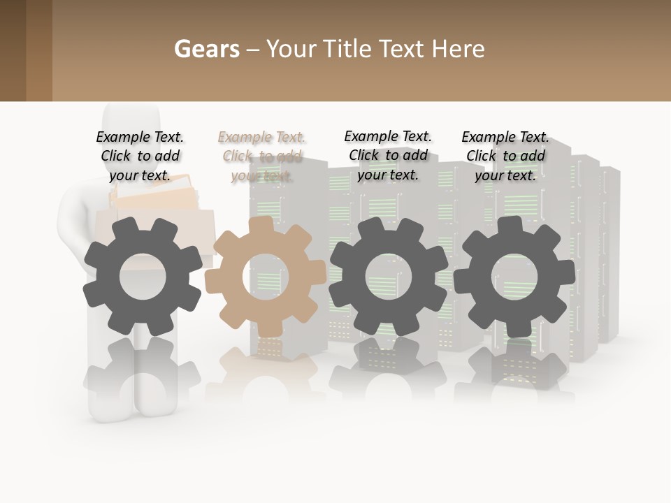 Paper Hitech Communication PowerPoint Template