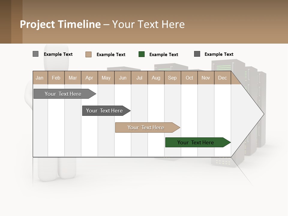 Paper Hitech Communication PowerPoint Template