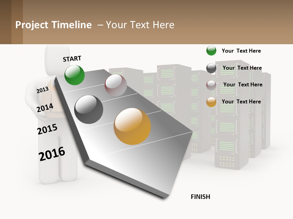 Paper Hitech Communication PowerPoint Template