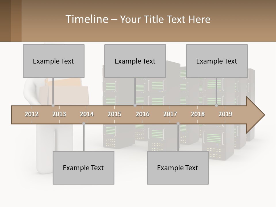 Paper Hitech Communication PowerPoint Template