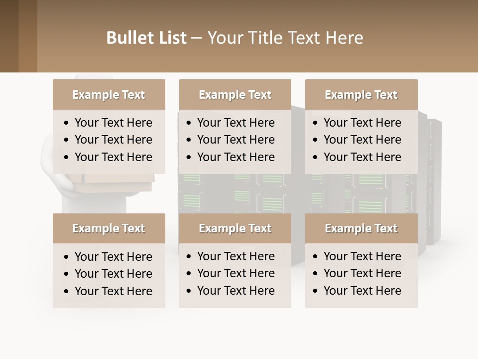 Paper Hitech Communication PowerPoint Template