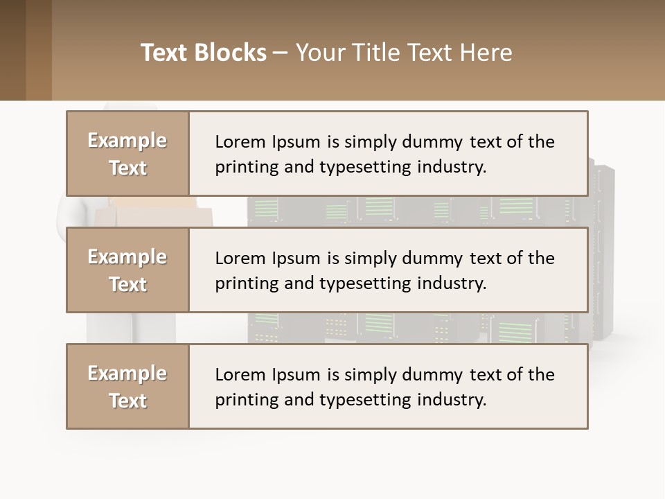 Paper Hitech Communication PowerPoint Template