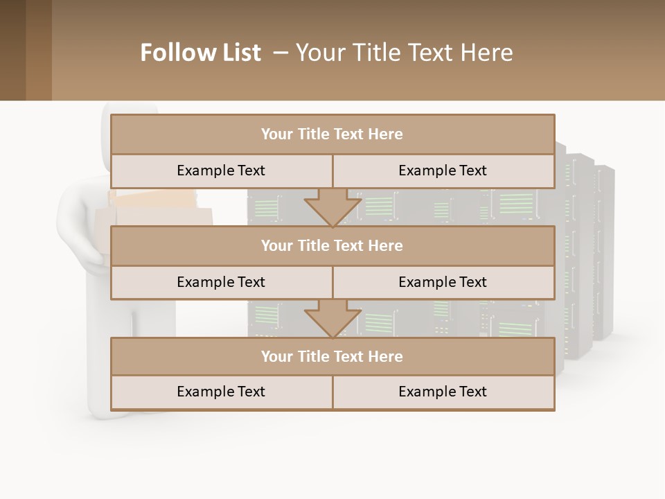 Paper Hitech Communication PowerPoint Template