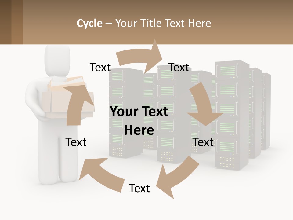 Paper Hitech Communication PowerPoint Template