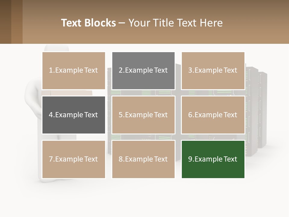 Paper Hitech Communication PowerPoint Template