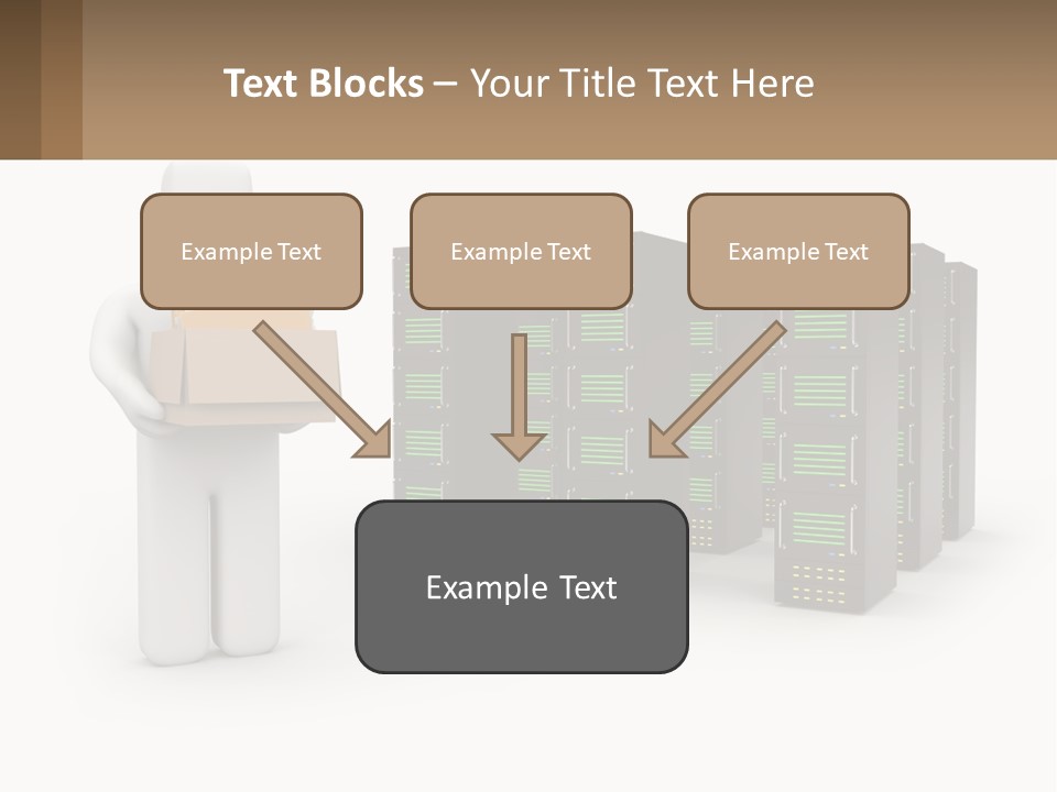 Paper Hitech Communication PowerPoint Template