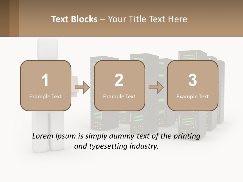 Paper Hitech Communication PowerPoint Template