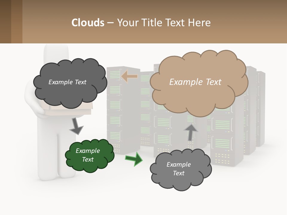 Paper Hitech Communication PowerPoint Template