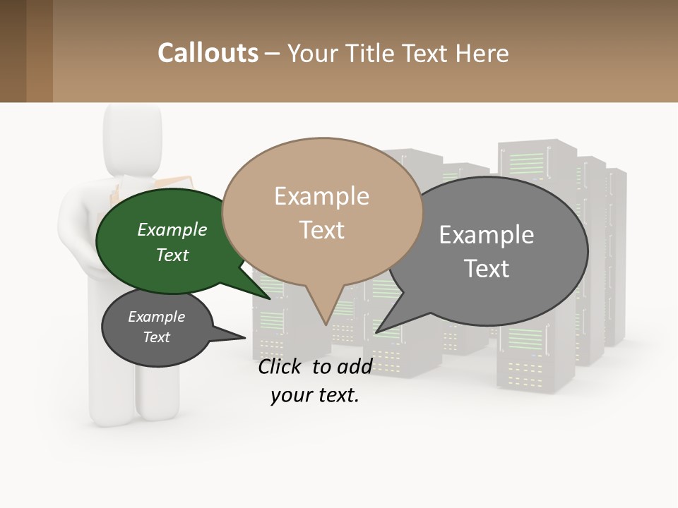 Paper Hitech Communication PowerPoint Template